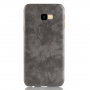 Litchi Skin bőr tok Samsung Galaxy J4 Plus - szürke