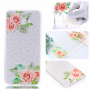 Műanyag dombornyomott tok - rózsa - Samsung Galaxy J4 Plus - transzparens