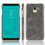 Litchi bőr tok Samsung Galaxy J6 (2018) - szürke