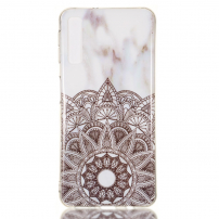 Műanyag tok - mandala - Samsung Galaxy A7 (2018) - fehér
