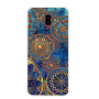 Műanyag tok - mandala - Samsung Galaxy J6 Plus - kék
