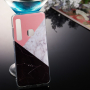 Műanyag tok - márvány - Samsung Galaxy A9 (2018) - rózsaszín