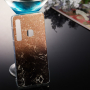 Műanyag tok - márvány - Samsung Galaxy A9 (2018) - barna-fekete