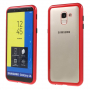 Tok mágneses kerettel és edzett üveggel Samsung Galaxy J6 (2018) - piros
