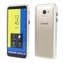 Tok mágneses kerettel és edzett üveggel Samsung Galaxy J6 (2018) - ezüst