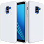 Szilikon tok Liquid Samsung Galaxy A8 Plus (2018) - fehér