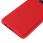Szilikon tok Liquid Samsung Galaxy A8 Plus (2018) - piros