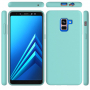 Szilikon tok Liquid Samsung Galaxy A8 Plus (2018) - türkizkék