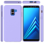 Szilikon tok Liquid Samsung Galaxy A8 Plus (2018) - lila