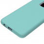 Szilikon tok Liquid Samsung Galaxy A8 (2018) - türkizkék