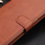 Azns bőr flip cover tok Samsung Galaxy Note 8 - barna