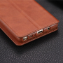 Azns bőr flip cover tok Samsung Galaxy Note 8 - barna