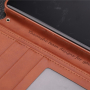 Azns bőr flip cover tok Samsung Galaxy Note 8 - barna