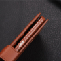 Azns bőr flip cover tok Samsung Galaxy Note 8 - barna