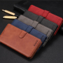 Azns bőr flip cover tok Samsung Galaxy Note 8 - barna