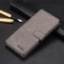 Azns bőr flip cover tok Samsung Galaxy Note 8 - szürke