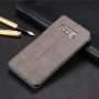 Azns bőr flip cover tok Samsung Galaxy Note 8 - szürke