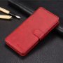 Azns bőr flip cover tok Samsung Galaxy Note 8 - piros