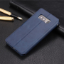 Azns bőr flip cover tok Samsung Galaxy Note 8 - kék