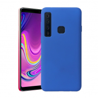 Howmak gumírozott tok Samsung Galaxy A9 (2018) - kék