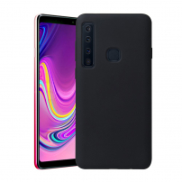 Howmak gumírozott tok Samsung Galaxy A9 (2018) - fekete