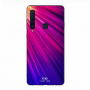 Nxe üveges tok Samsung Galaxy A9 (2018) - rózsaszín-kék