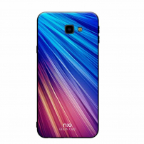 Nxe üveges tok Samsung Galaxy J4 Plus - kék-lila