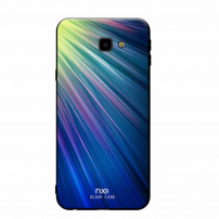 Nxe üveges tok Samsung Galaxy J4 Plus - zöld-kék