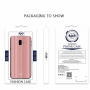 Nxe műanyag tok - csíkok - Samsung Galaxy J6 Plus - rózsaszín