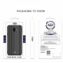 Nxe műanyag tok - csíkok - Samsung Galaxy J6 Plus - fekete