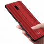 Nxe műanyag tok - csíkok - Samsung Galaxy J6 Plus - piros