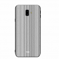 Nxe műanyag tok - csíkok - Samsung Galaxy J6 Plus - szürke