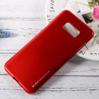 Goospery Metallic műanyag tok Samsung Galaxy S8 - piros