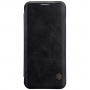 Nillkin Qin bőr flip cover tok Samsung Galaxy S8 - fekete