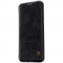 Nillkin Qin bőr flip cover tok Samsung Galaxy S8 - fekete