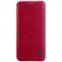 Nillkin Qin bőr flip cover tok Samsung Galaxy S8 - piros