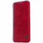Nillkin Qin bőr flip cover tok Samsung Galaxy S8 - piros