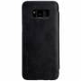 Nillkin Qin bőr flip cover tok Samsung Galaxy S8 Plus - fekete