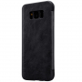 Nillkin Qin bőr flip cover tok Samsung Galaxy S8 Plus - fekete