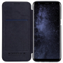 Nillkin Qin bőr flip cover tok Samsung Galaxy S8 Plus - fekete