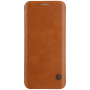 Nillkin Qin bőr flip cover tok Samsung Galaxy S8 Plus - barna