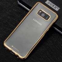 Goospery transzparens tok kerettel Samsung Galaxy S8 Plus - arany