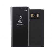 Tükrös fémezett tok Samsung Galaxy S8 Plus - fekete