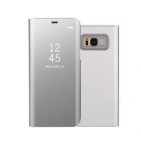 Tükrös fémezett tok Samsung Galaxy S8 Plus - ezüst