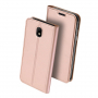 Dux Ducis Skin Pro flip cover tok Samsung Galaxy J3 (2017) - rózsaszín-arany