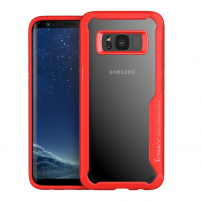 Ipaky műanyag tok kerettel Samsung Galaxy S8 Plus - piros