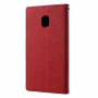 Goospery flip cover tok Samsung Galaxy J3 (2017) - piros
