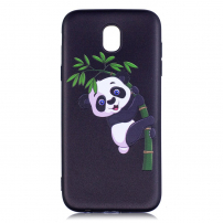 Műanyag tok - panda - Samsung Galaxy J5 (2017) - fekete