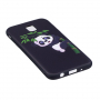 Műanyag tok - panda - Samsung Galaxy J5 (2017) - fekete