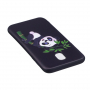 Műanyag tok - panda - Samsung Galaxy J5 (2017) - fekete